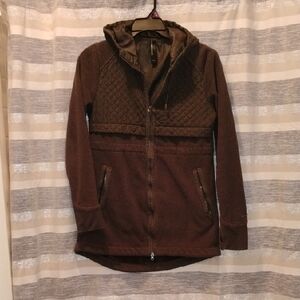 Mondetta Women's Dark Brown Quilted Utility Jacket